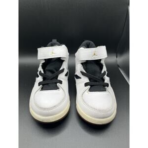 Nike Boys Air Jordan Flight Club '91 555330-105 White Shoes 9C